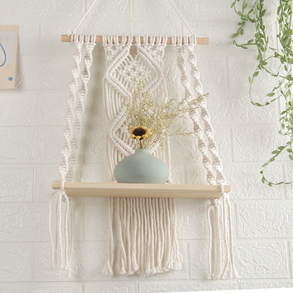 Bohemian Style Tapestry Handcrafted Macrame Wall Hanging 2PC - Picture 6 of 8